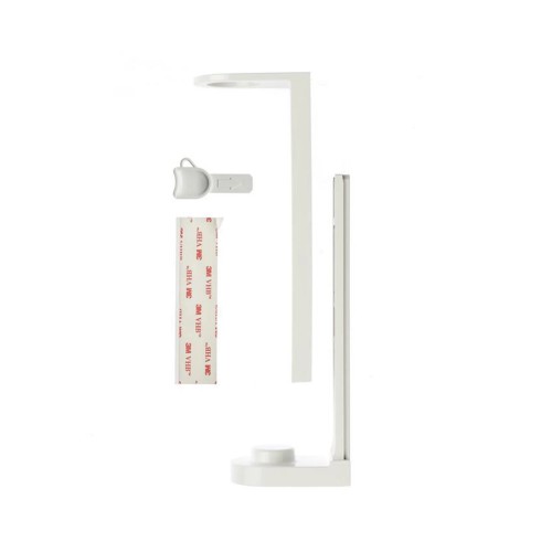 Suport dispenser alb pentru 380ml, Prija/480 ml, Travel Care